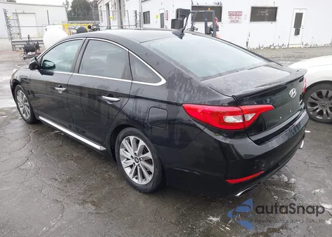 2017 Hyundai Sonata Sport из США, поврежденный, VIN 5NPE34AFXHH595493